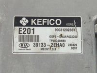 2014 Kia Soul PCM Engine Control Computer ECU ECM PCU OEM P/N:39133-2EHA0 Fits OEM Used Auto Parts - Oemusedautoparts1.com