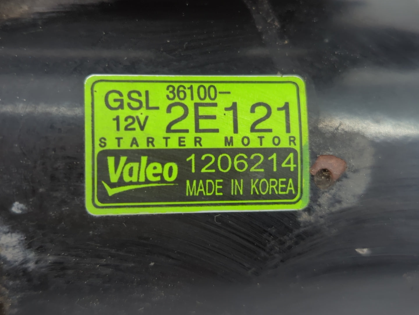 2014-2015 Kia Soul Car Starter Motor Solenoid OEM P/N:36100-2E121 Fits Fits 2014 2015 2016 OEM Used Auto Parts - Oemusedauto