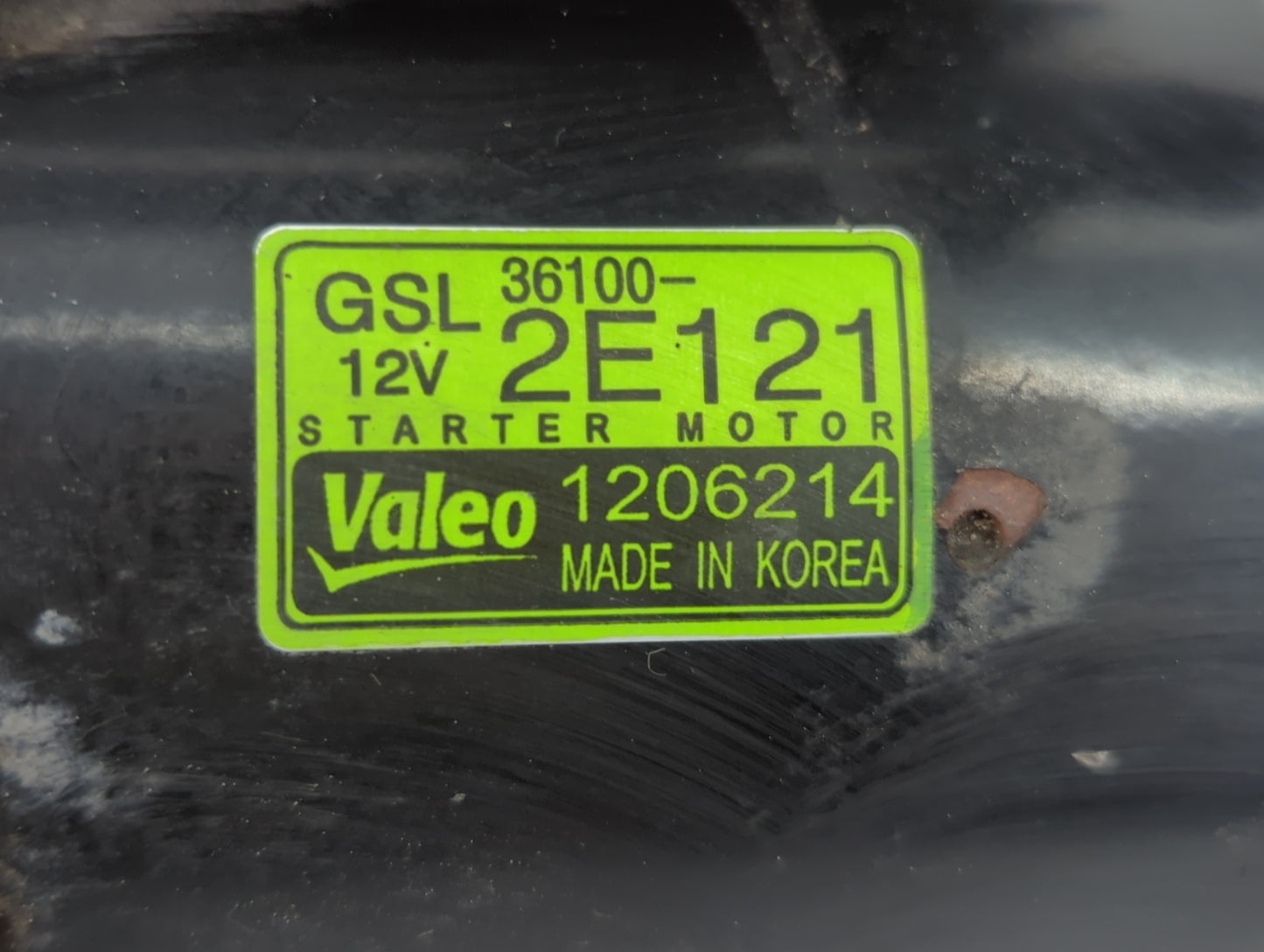 2014-2015 Kia Soul Car Starter Motor Solenoid OEM P/N:36100-2E121 Fits Fits 2014 2015 2016 OEM Used Auto Parts - Oemusedauto