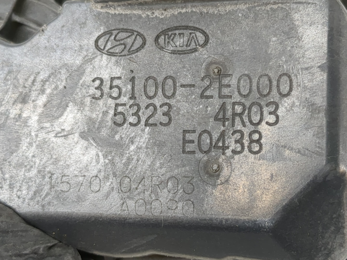 2014-2019 Kia Soul Throttle Body P/N:35100-2E000 Fits Fits 2011 2012 2013 2014 2015 2016 2017 2018 2019 2020 2021 OEM Used A