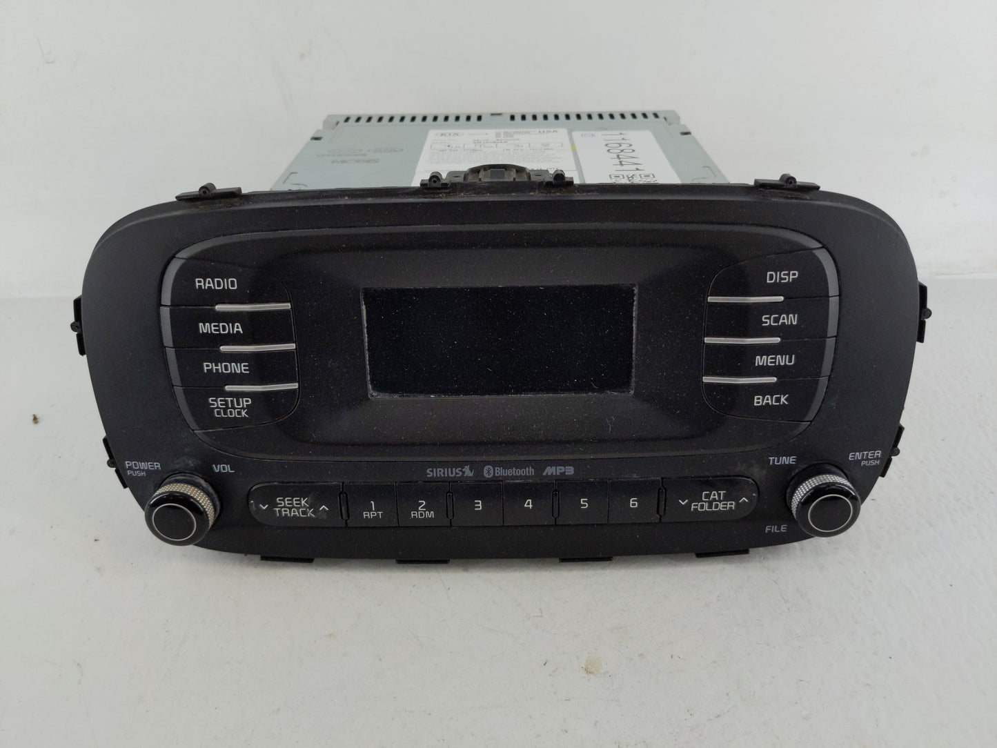2014-2016 Kia Soul Radio AM FM Cd Player Receiver Replacement P/N:96170-B2090CA Fits Fits 2014 2015 2016 OEM Used Auto Parts