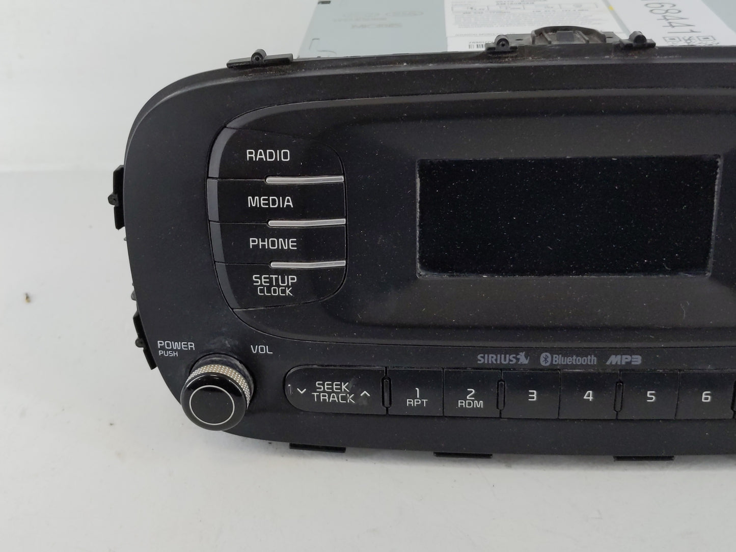 2014-2016 Kia Soul Radio AM FM Cd Player Receiver Replacement P/N:96170-B2090CA Fits Fits 2014 2015 2016 OEM Used Auto Parts