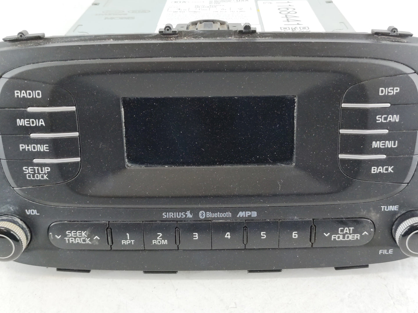 2014-2016 Kia Soul Radio AM FM Cd Player Receiver Replacement P/N:96170-B2090CA Fits Fits 2014 2015 2016 OEM Used Auto Parts