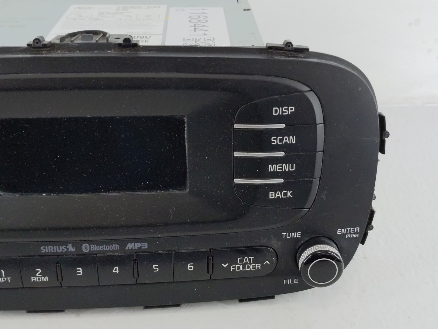 2014-2016 Kia Soul Radio AM FM Cd Player Receiver Replacement P/N:96170-B2090CA Fits Fits 2014 2015 2016 OEM Used Auto Parts