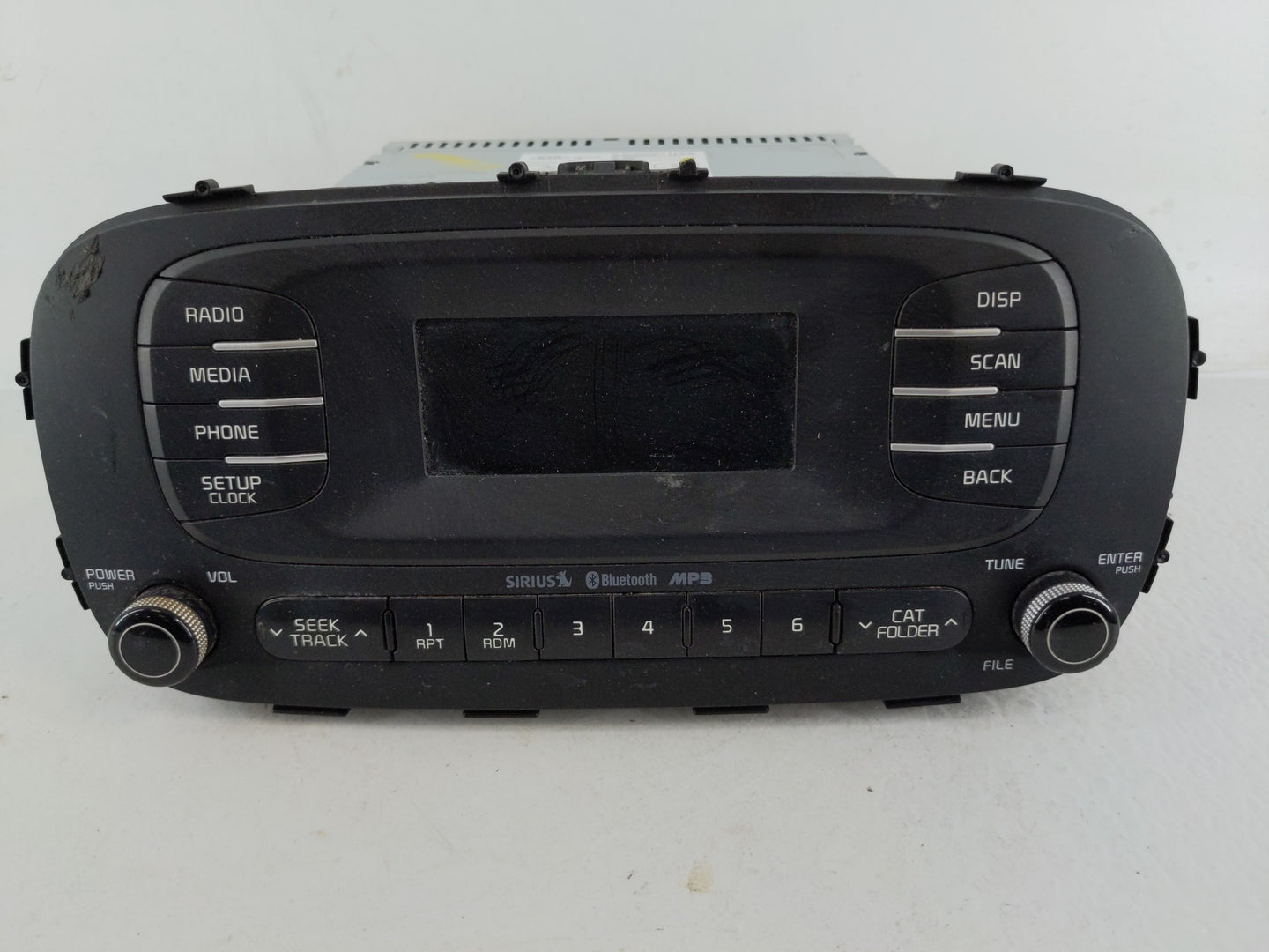 2014-2016 Kia Soul Radio AM FM Cd Player Receiver Replacement P/N:96170-B2090CA Fits Fits 2014 2015 2016 OEM Used Auto Parts