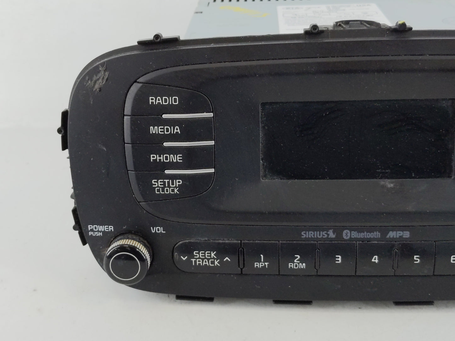 2014-2016 Kia Soul Radio AM FM Cd Player Receiver Replacement P/N:96170-B2090CA Fits Fits 2014 2015 2016 OEM Used Auto Parts