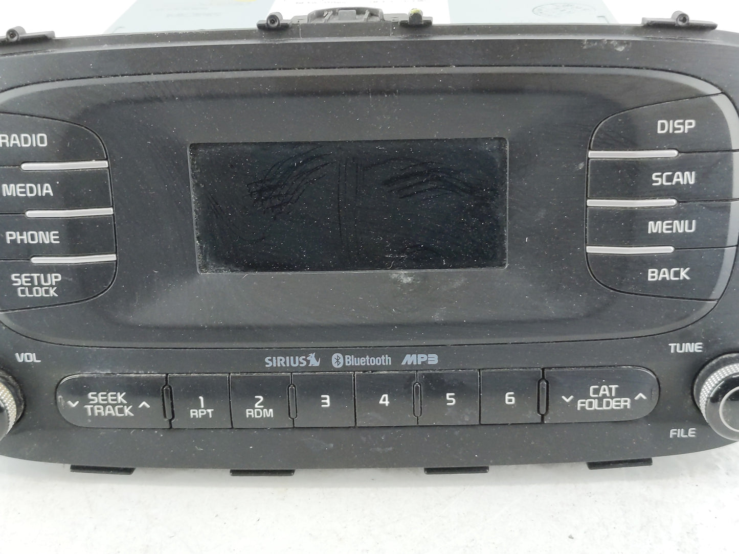 2014-2016 Kia Soul Radio AM FM Cd Player Receiver Replacement P/N:96170-B2090CA Fits Fits 2014 2015 2016 OEM Used Auto Parts
