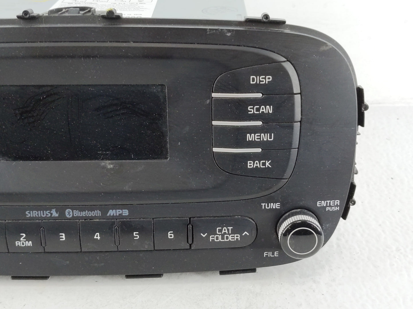 2014-2016 Kia Soul Radio AM FM Cd Player Receiver Replacement P/N:96170-B2090CA Fits Fits 2014 2015 2016 OEM Used Auto Parts