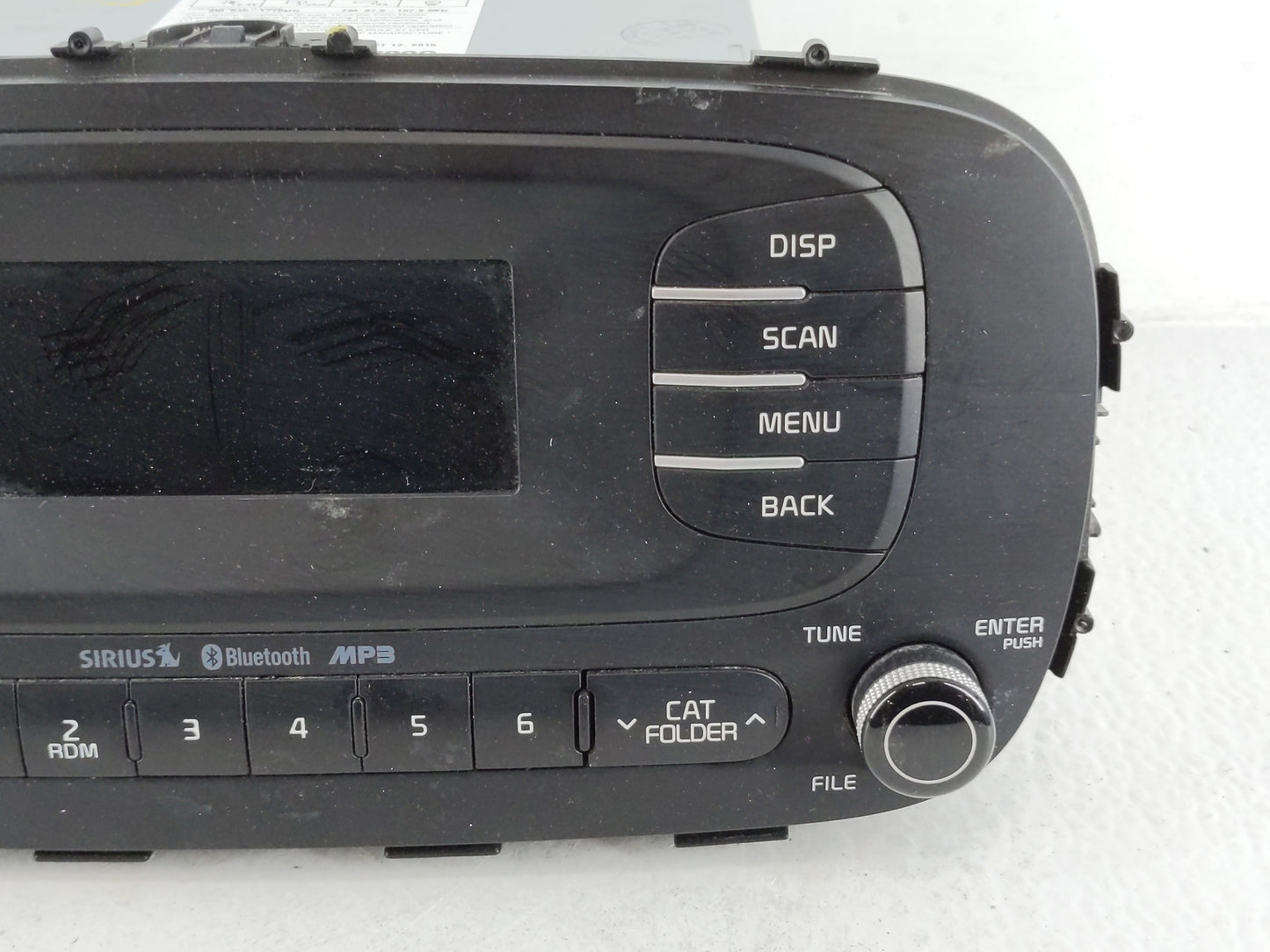 2014-2016 Kia Soul Radio AM FM Cd Player Receiver Replacement P/N:96170-B2090CA Fits Fits 2014 2015 2016 OEM Used Auto Parts