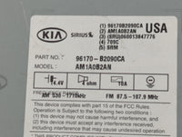 2014-2016 Kia Soul Radio AM FM Cd Player Receiver Replacement P/N:96170-B2090CA Fits Fits 2014 2015 2016 OEM Used Auto Parts