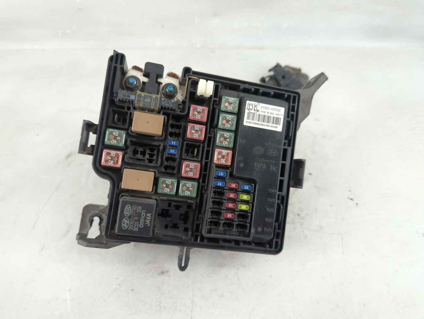 2014 Kia Soul Fusebox Fuse Box Panel Relay Module P/N:91950-B2020 Fits OEM Used Auto Parts - Oemusedautoparts1.com