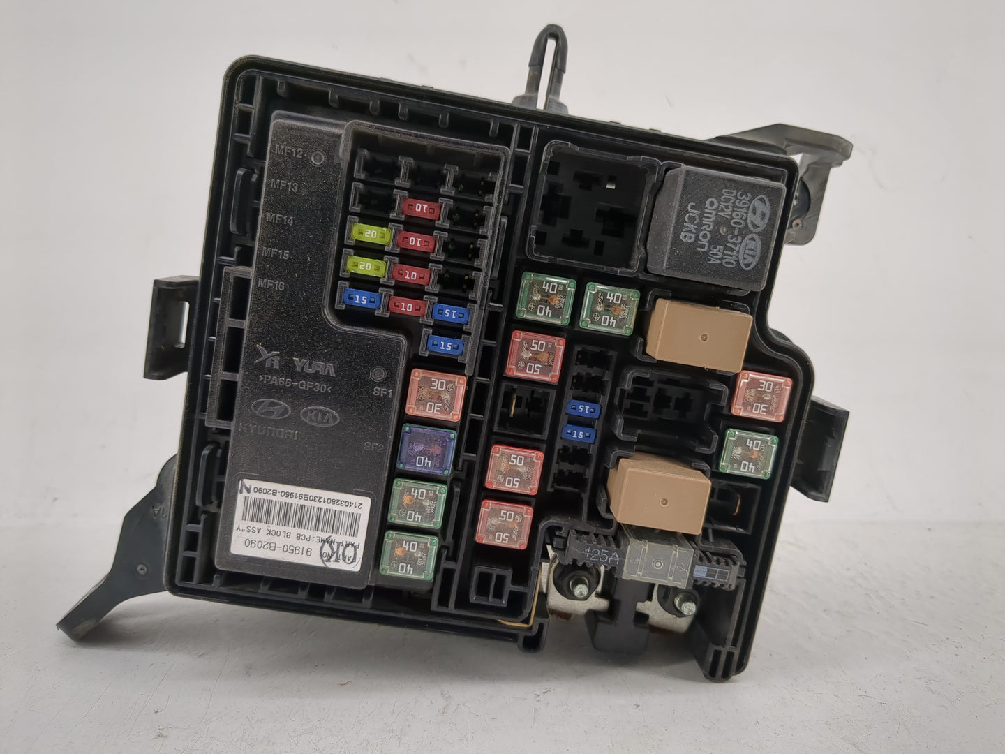 2014 Kia Soul Fusebox Fuse Box Panel Relay Module P/N:91950-B2050 Fits OEM Used Auto Parts - Oemusedautoparts1.com