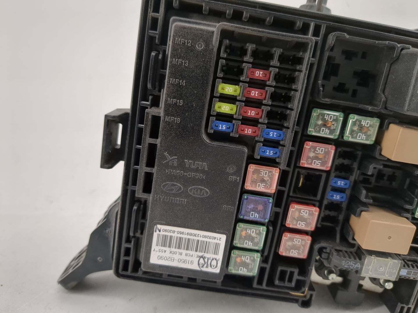 2014 Kia Soul Fusebox Fuse Box Panel Relay Module P/N:91950-B2050 Fits OEM Used Auto Parts - Oemusedautoparts1.com