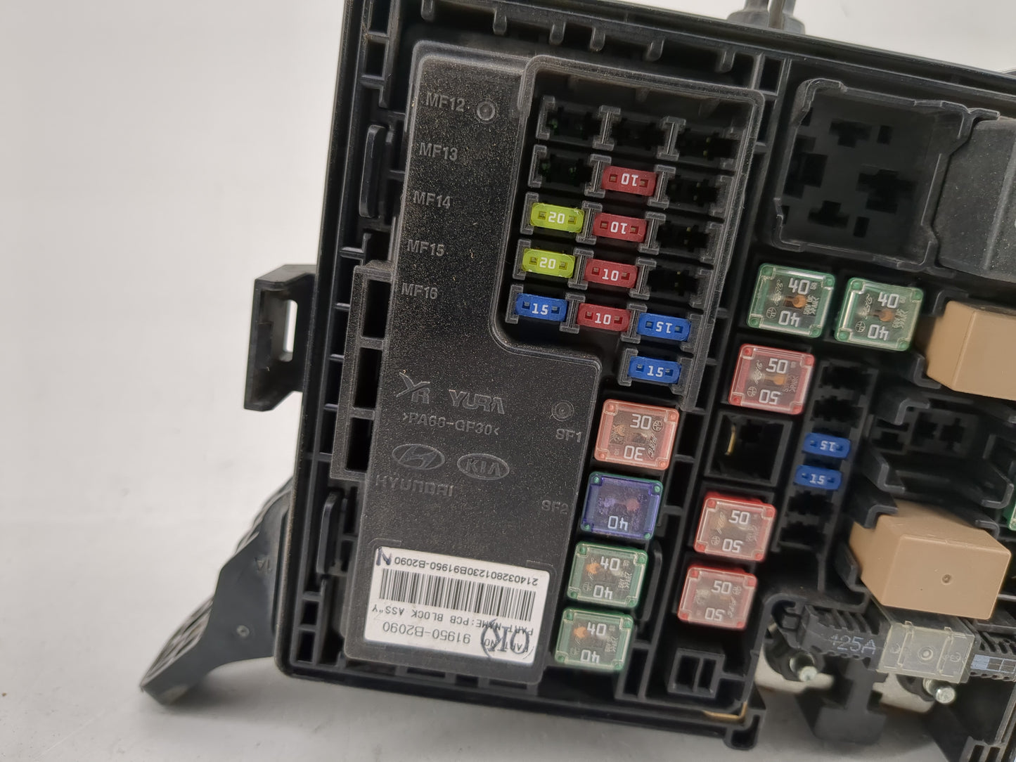 2014 Kia Soul Fusebox Fuse Box Panel Relay Module P/N:91950-B2050 Fits OEM Used Auto Parts - Oemusedautoparts1.com