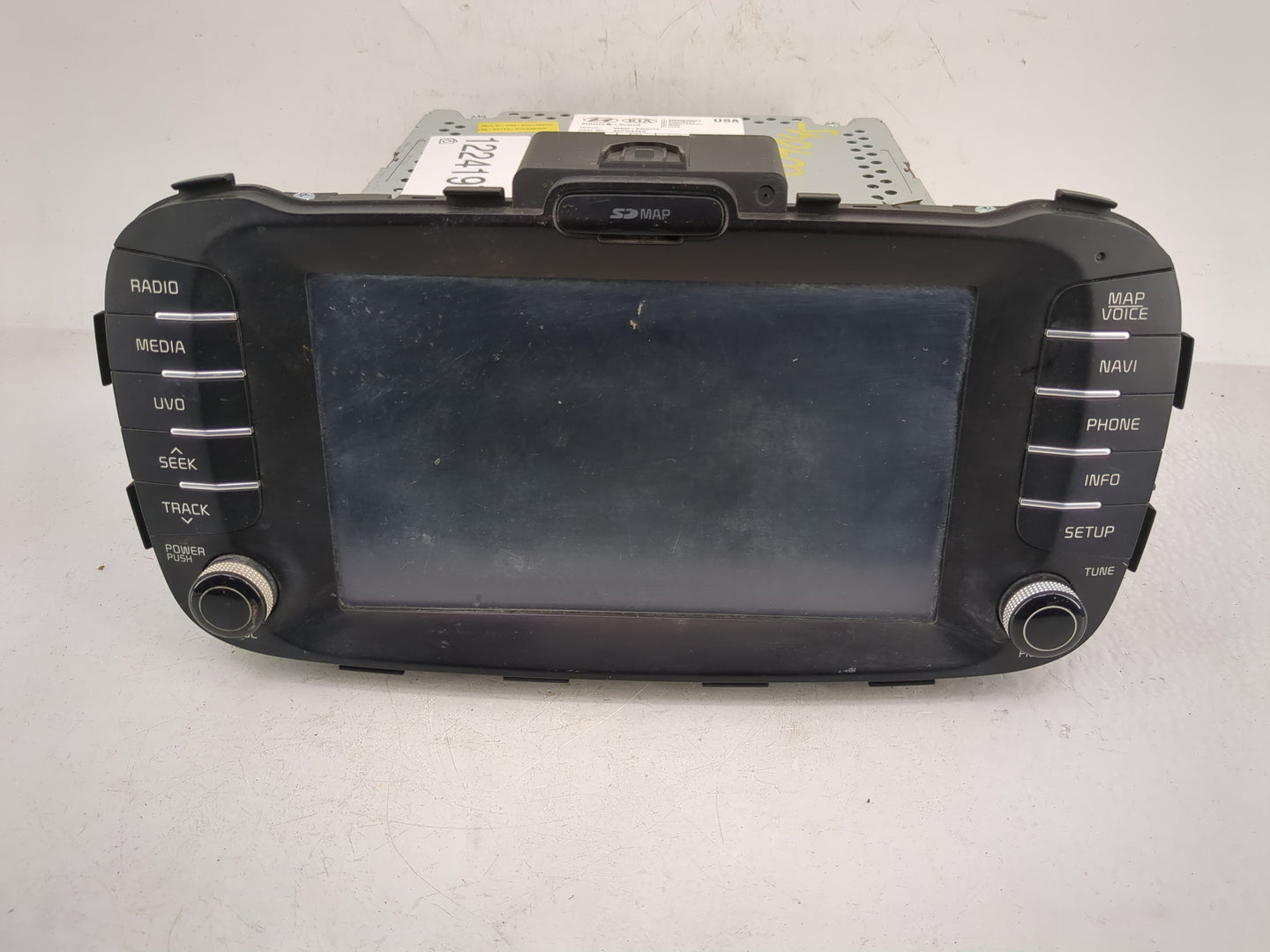 2014-2016 Kia Soul Radio AM FM Cd Player Receiver Replacement P/N:96560-B2080CA Fits Fits 2014 2015 2016 OEM Used Auto Parts