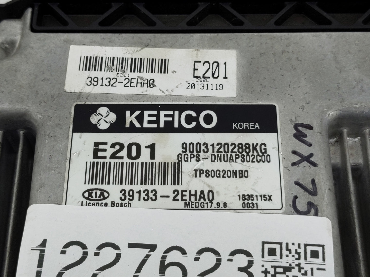 2014 Kia Soul PCM Engine Control Computer ECU ECM PCU OEM P/N:39133-2EHA0 Fits OEM Used Auto Parts - Oemusedautoparts1.com