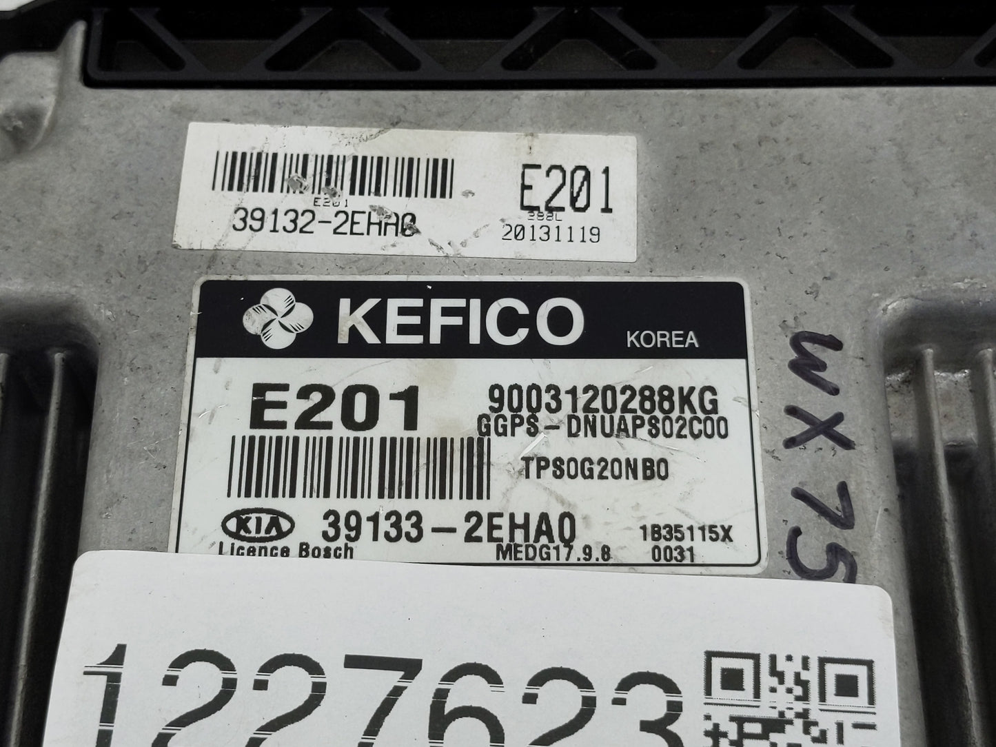 2014 Kia Soul PCM Engine Control Computer ECU ECM PCU OEM P/N:39133-2EHA0 Fits OEM Used Auto Parts - Oemusedautoparts1.com