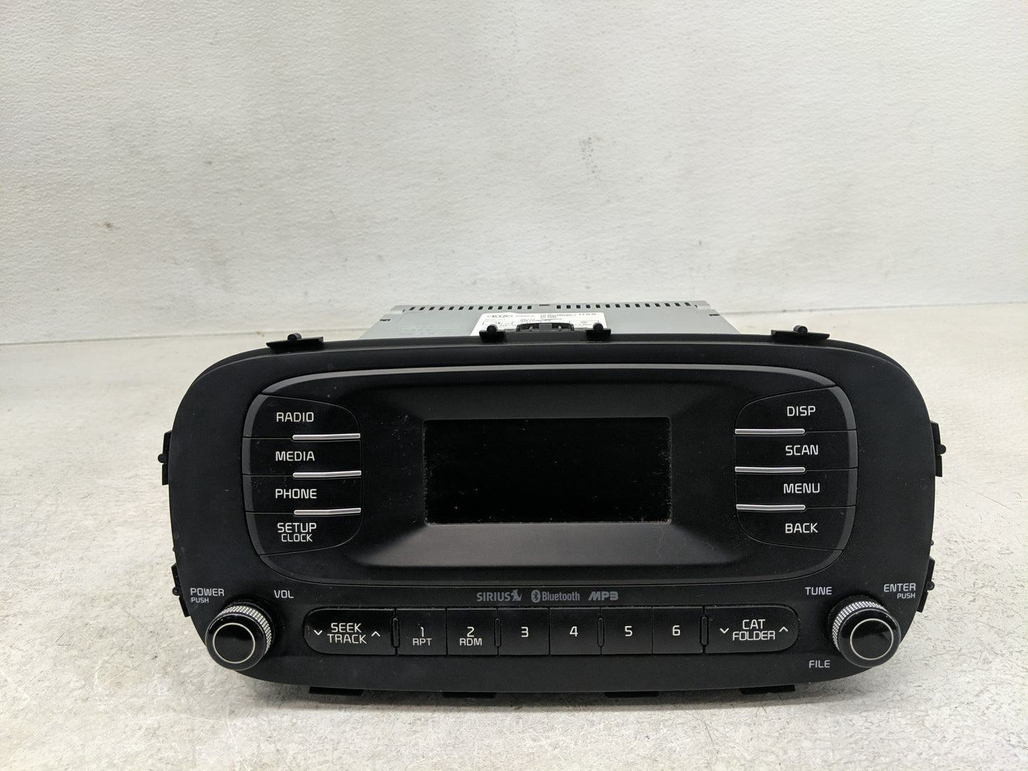 2014-2016 Kia Soul Radio AM FM Cd Player Receiver Replacement P/N:96170-B2000CA Fits Fits 2014 2015 2016 OEM Used Auto Parts
