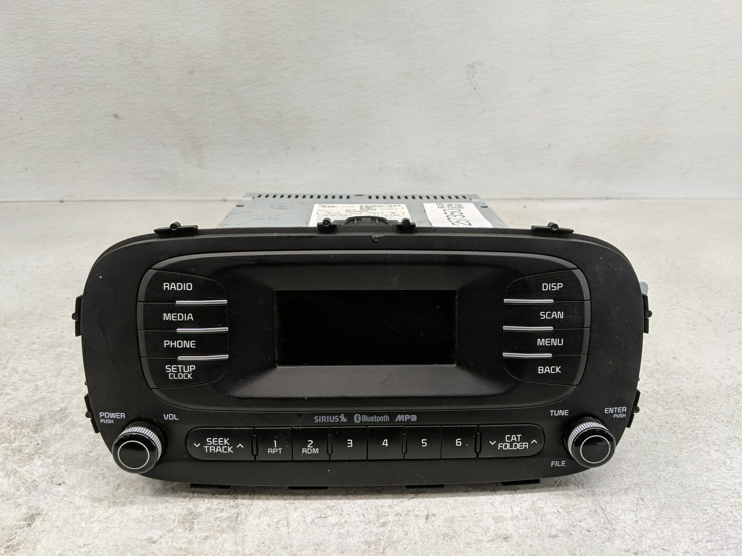 2014-2016 Kia Soul Radio AM FM Cd Player Receiver Replacement P/N:96170-B2090CA Fits Fits 2014 2015 2016 OEM Used Auto Parts