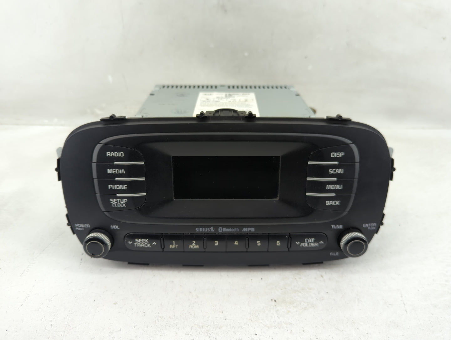 2014-2016 Kia Soul Radio AM FM Cd Player Receiver Replacement P/N:96170-B2090CA Fits Fits 2014 2015 2016 OEM Used Auto Parts