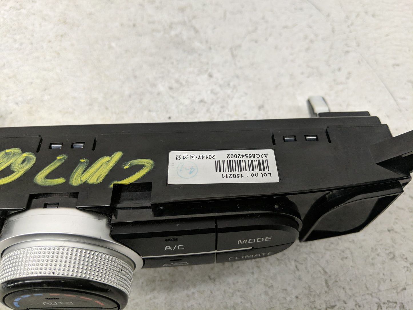 2014-2016 Kia Soul Climate Control Module Temperature AC/Heater Replacement P/N:97250-B2GQ0CA Fits Fits 2014 2015 2016 OEM U