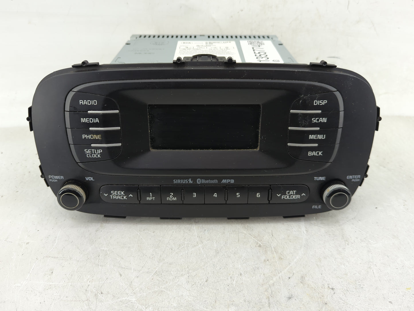 2014-2016 Kia Soul Radio AM FM Cd Player Receiver Replacement P/N:96170-B2090CA Fits Fits 2014 2015 2016 OEM Used Auto Parts