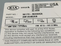 2014-2016 Kia Soul Radio AM FM Cd Player Receiver Replacement P/N:96170-B2090CA Fits Fits 2014 2015 2016 OEM Used Auto Parts