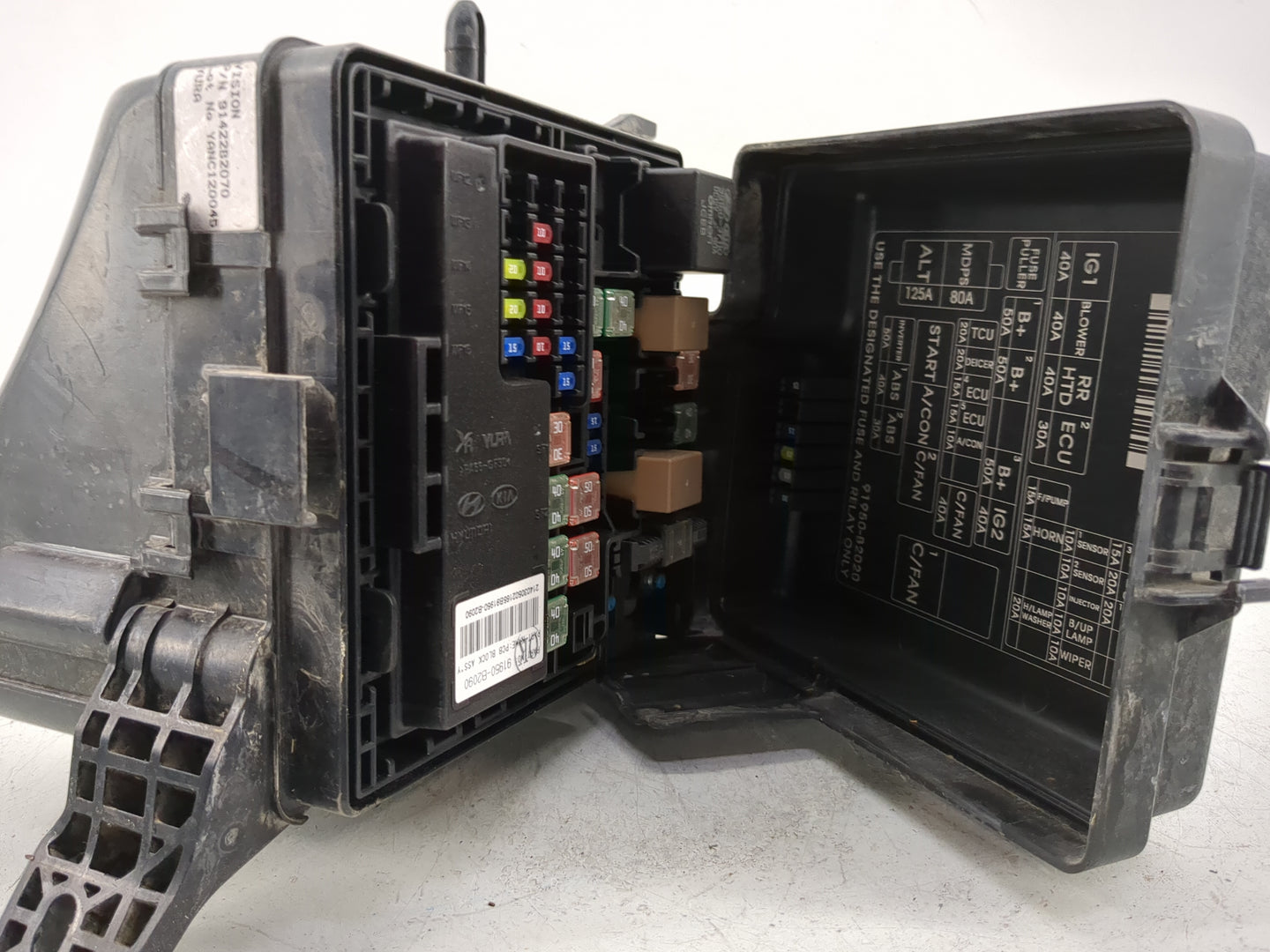 2014 Kia Soul Fusebox Fuse Box Panel Relay Module P/N:91950-B2090 Fits OEM Used Auto Parts - Oemusedautoparts1.com