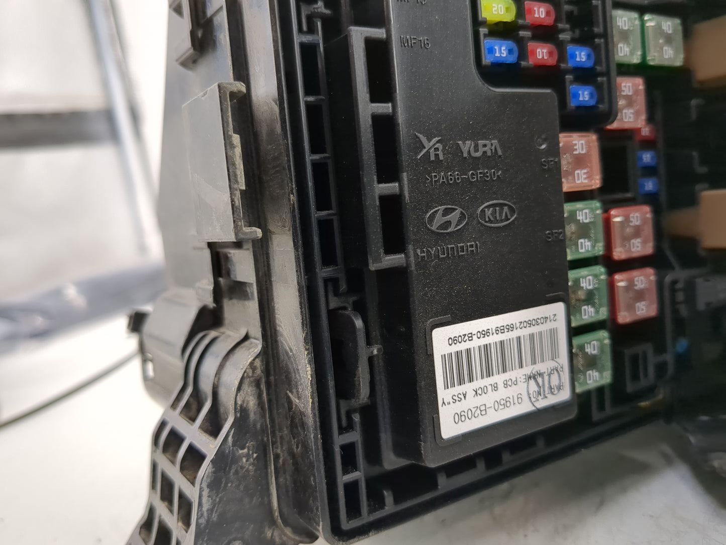 2014 Kia Soul Fusebox Fuse Box Panel Relay Module P/N:91950-B2090 Fits OEM Used Auto Parts - Oemusedautoparts1.com