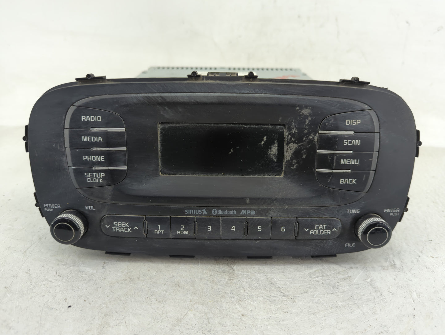 2014-2016 Kia Soul Radio AM FM Cd Player Receiver Replacement P/N:96170-B2080CA Fits Fits 2014 2015 2016 OEM Used Auto Parts