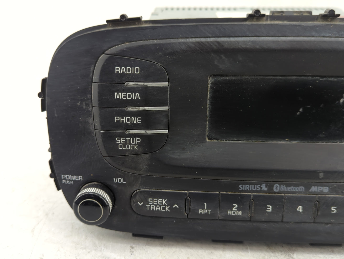 2014-2016 Kia Soul Radio AM FM Cd Player Receiver Replacement P/N:96170-B2080CA Fits Fits 2014 2015 2016 OEM Used Auto Parts