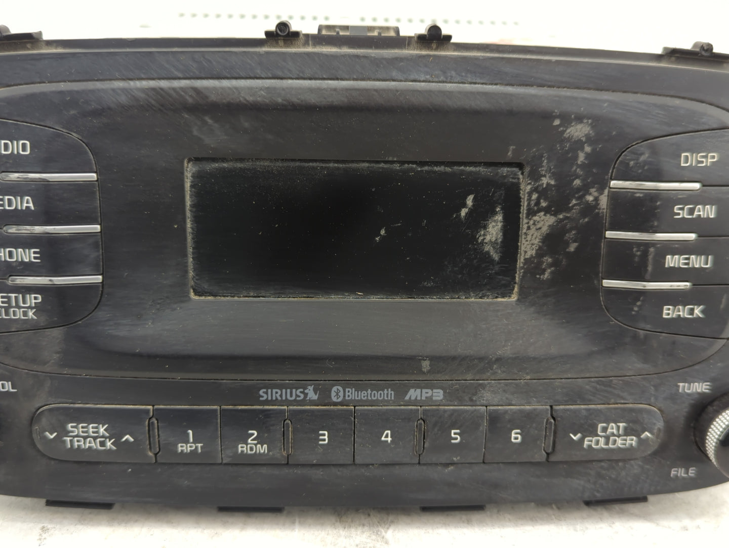 2014-2016 Kia Soul Radio AM FM Cd Player Receiver Replacement P/N:96170-B2080CA Fits Fits 2014 2015 2016 OEM Used Auto Parts