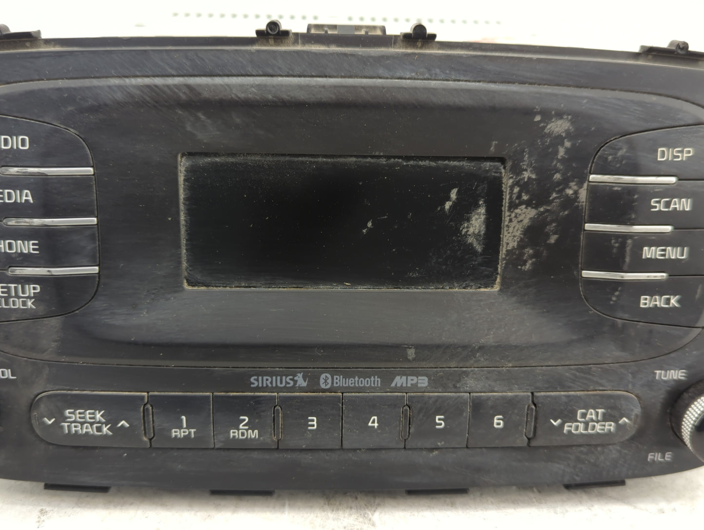 2014-2016 Kia Soul Radio AM FM Cd Player Receiver Replacement P/N:96170-B2080CA Fits Fits 2014 2015 2016 OEM Used Auto Parts