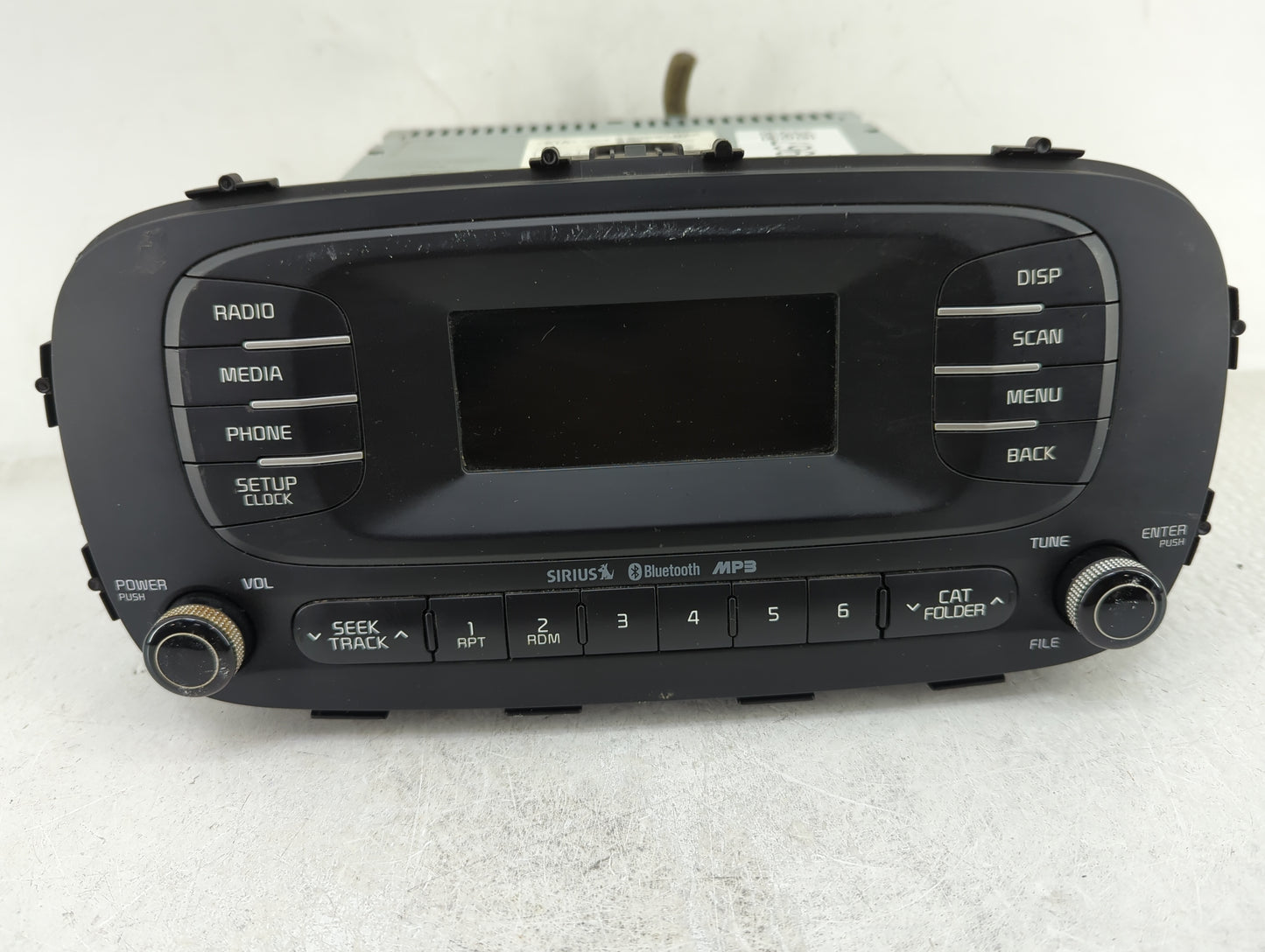 2014-2016 Kia Soul Radio AM FM Cd Player Receiver Replacement P/N:96170-B2090CA Fits Fits 2014 2015 2016 OEM Used Auto Parts