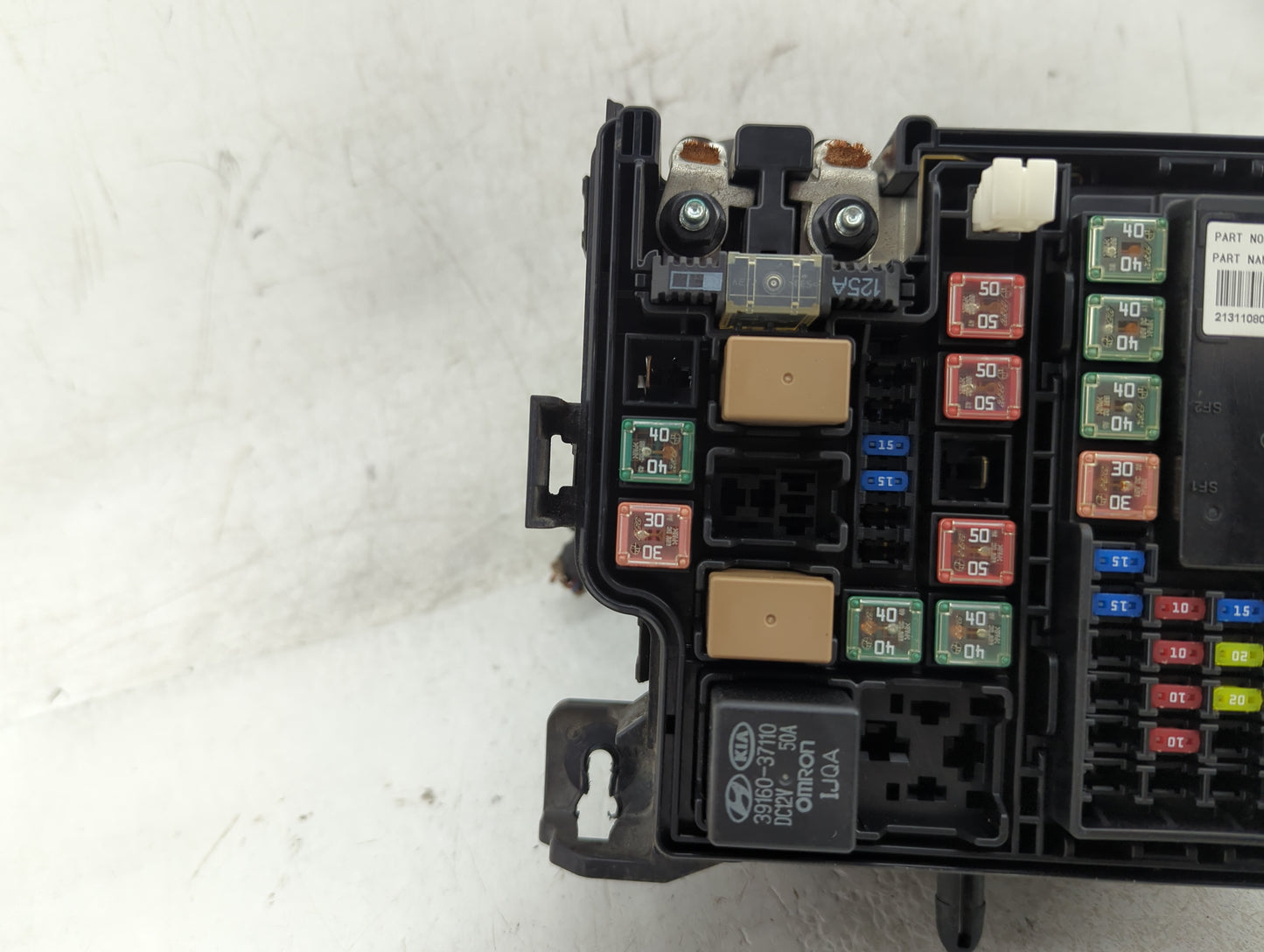 2014 Kia Soul Fusebox Fuse Box Panel Relay Module P/N:91950-B2090 Fits OEM Used Auto Parts - Oemusedautoparts1.com