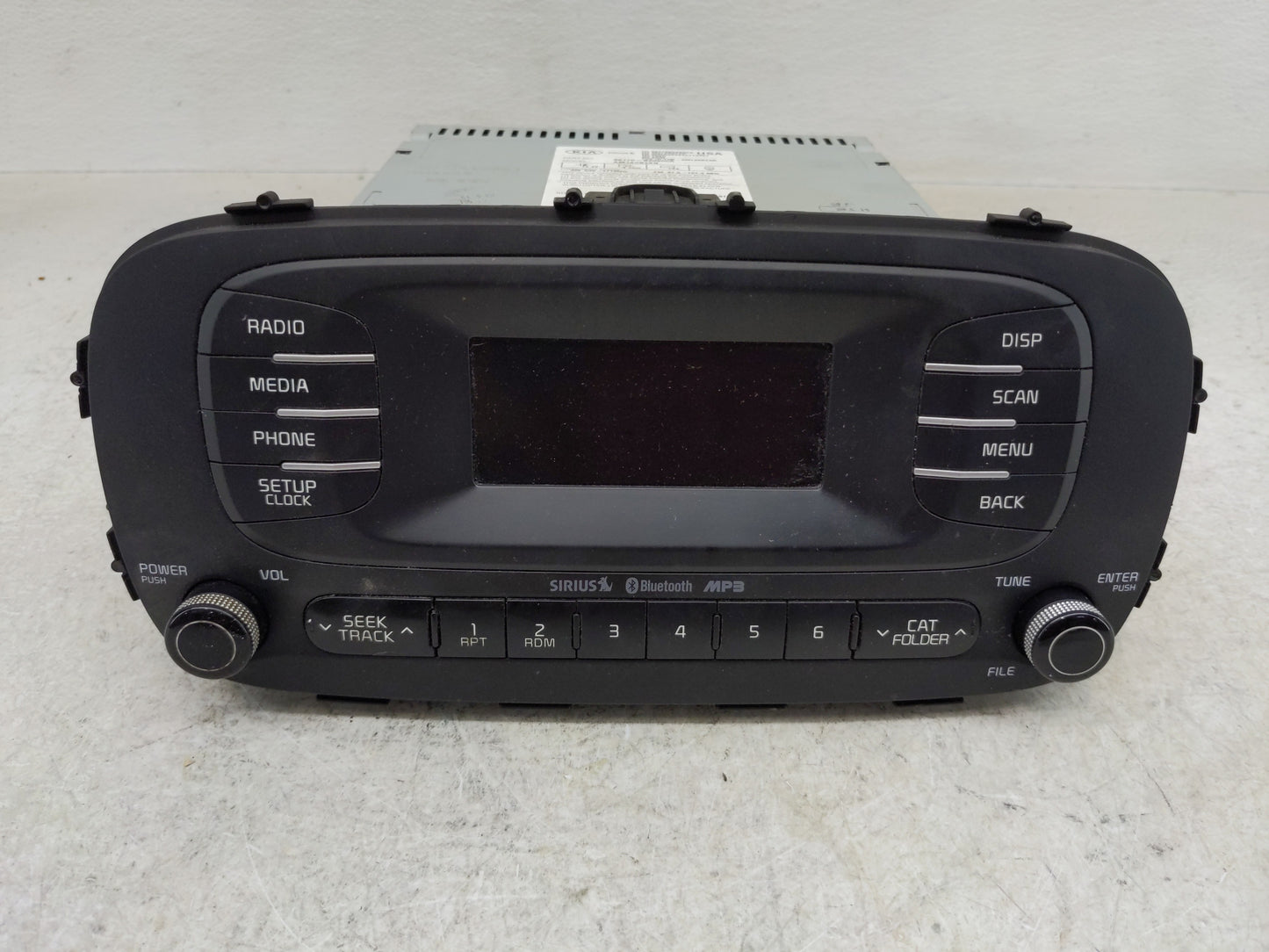 2014-2016 Kia Soul Radio AM FM Cd Player Receiver Replacement P/N:96170-B2090CA Fits Fits 2014 2015 2016 OEM Used Auto Parts