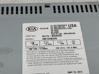 2014-2016 Kia Soul Radio AM FM Cd Player Receiver Replacement P/N:96170-B2090CA Fits Fits 2014 2015 2016 OEM Used Auto Parts