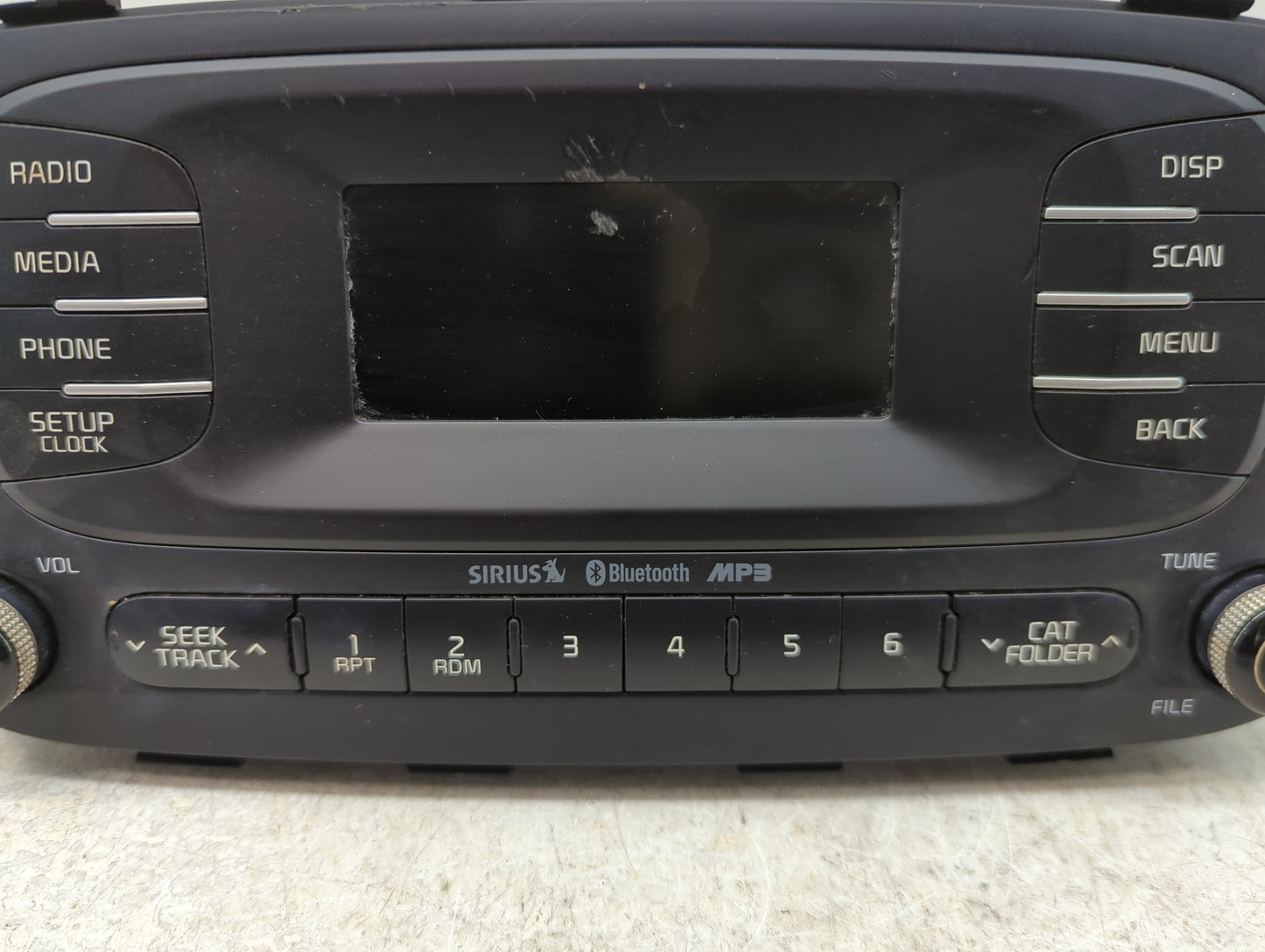2014-2016 Kia Soul Radio AM FM Cd Player Receiver Replacement P/N:96170-B2090CA Fits Fits 2014 2015 2016 OEM Used Auto Parts