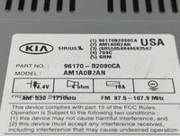 2014-2016 Kia Soul Radio AM FM Cd Player Receiver Replacement P/N:96170-B2090CA Fits Fits 2014 2015 2016 OEM Used Auto Parts