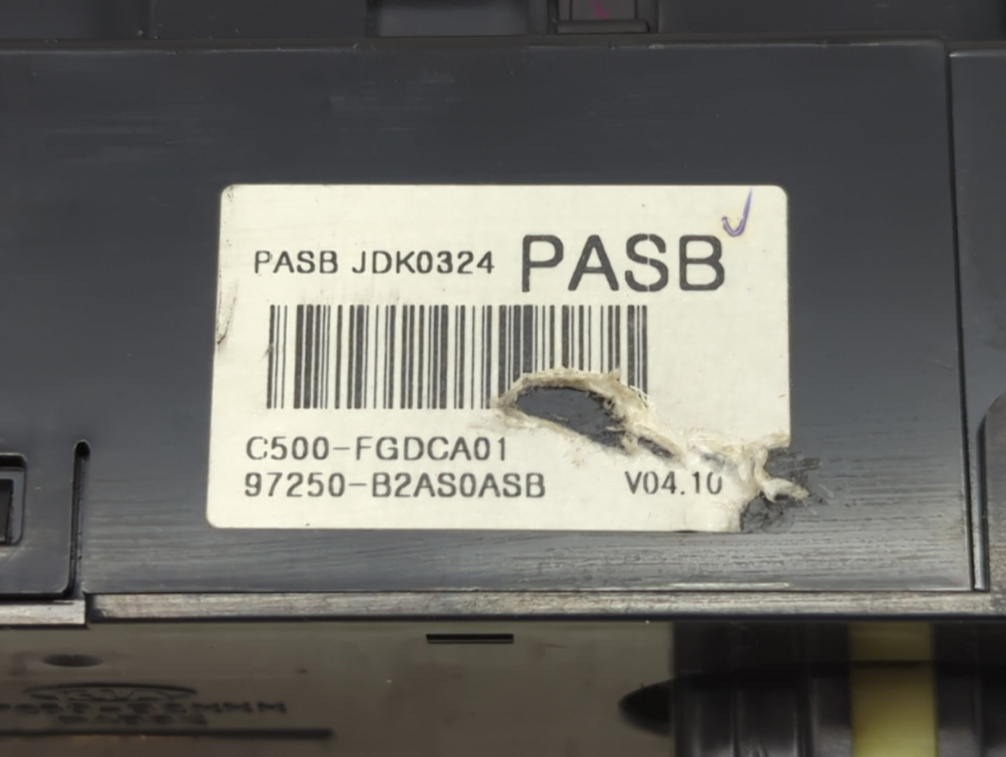 2014-2016 Kia Soul Climate Control Module Temperature AC/Heater Replacement P/N:97250-B2AS0ASB Fits Fits 2014 2015 2016 OEM 