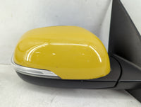 2014-2019 Kia Soul Passenger Right Side View Manual Door Mirror Yellow - Oemusedautoparts1.com