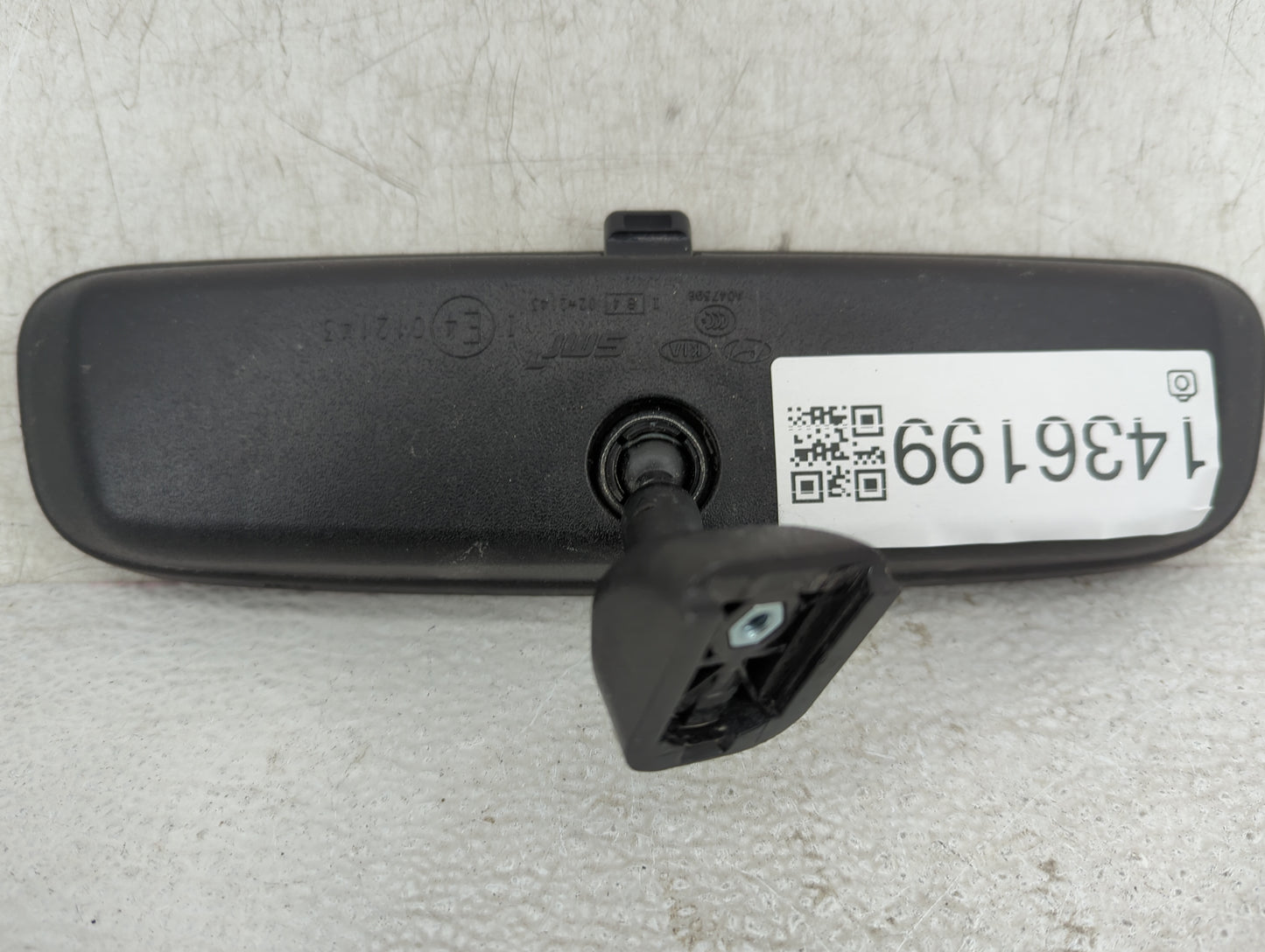 2010-2021 Kia Soul Interior Rear View Mirror Replacement OEM P/N:A047506 Fits OEM Used Auto Parts - Oemusedautoparts1.com