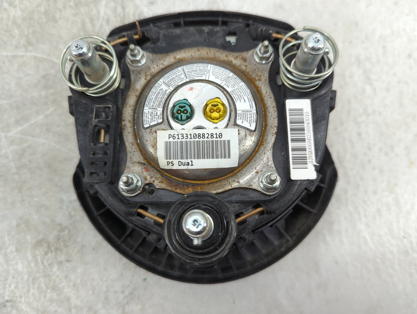 2014 Kia Soul Air Bag Driver Left Steering Wheel Mounted P/N:P613310882810 13YD0668B25694001O, 86150B2000 Fits OEM Used Auto