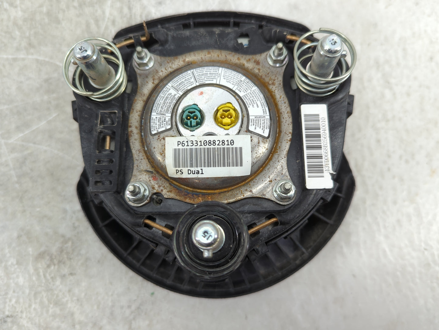 2014 Kia Soul Air Bag Driver Left Steering Wheel Mounted P/N:P613310882810 13YD0668B25694001O, 86150B2000 Fits OEM Used Auto