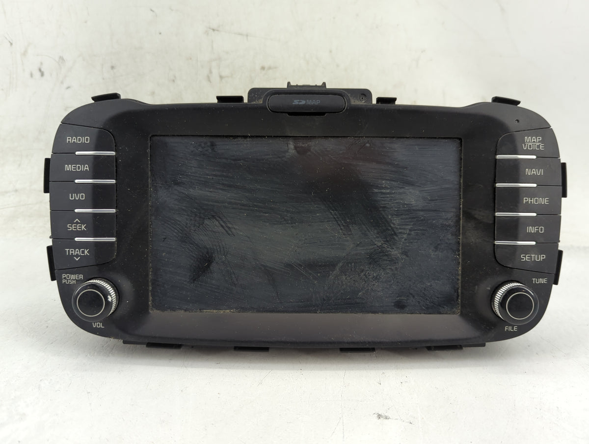 2014-2014 Kia Soul Information Radio Display Screen - Oemusedautoparts1.com