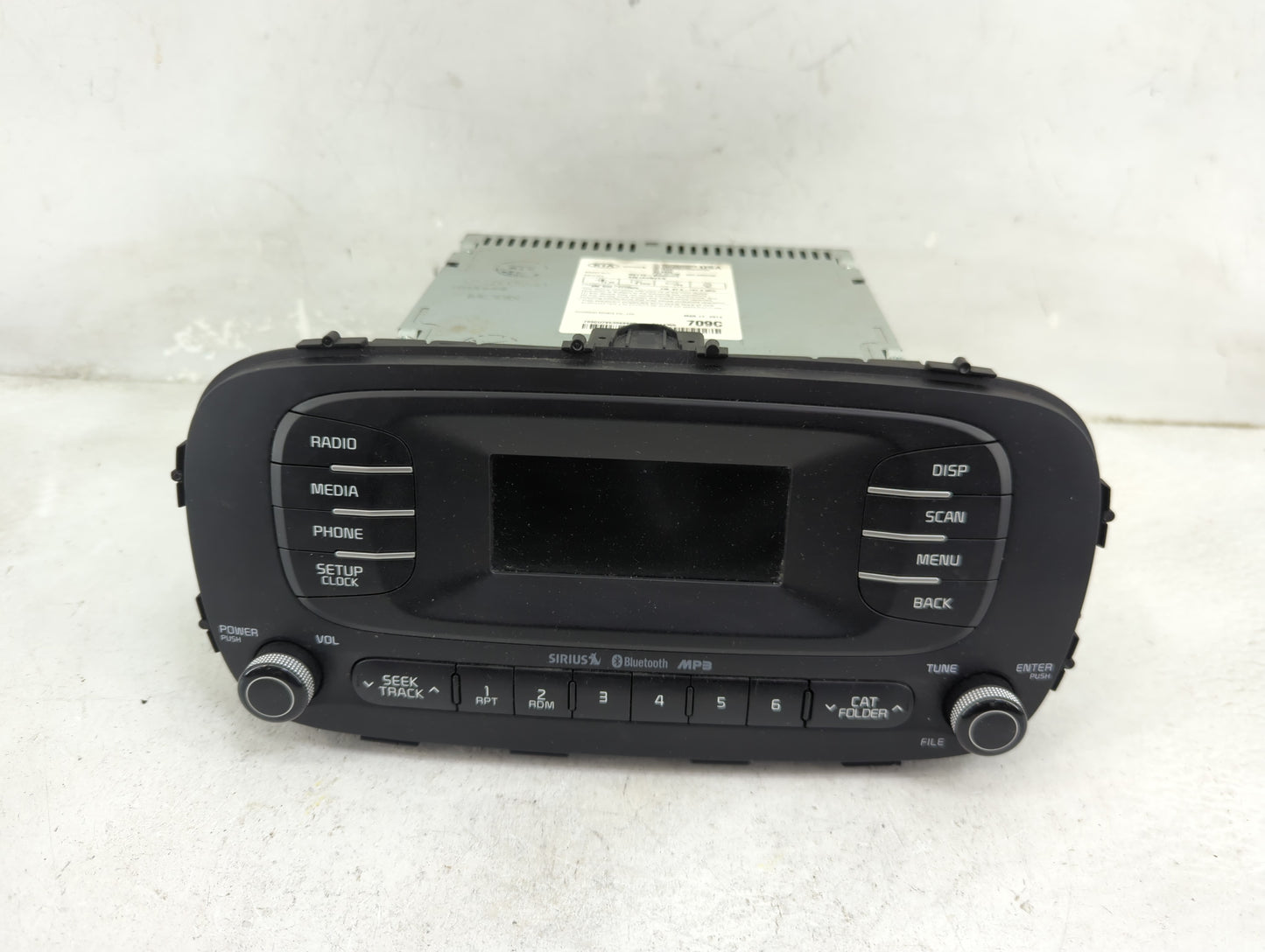 2014-2016 Kia Soul Radio AM FM Cd Player Receiver Replacement P/N:96170-B2090CA AM1A0B2AN Fits Fits 2014 2015 2016 OEM Used 