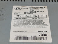 2014-2016 Kia Soul Radio AM FM Cd Player Receiver Replacement P/N:96170-B2090CA AM1A0B2AN Fits Fits 2014 2015 2016 OEM Used 