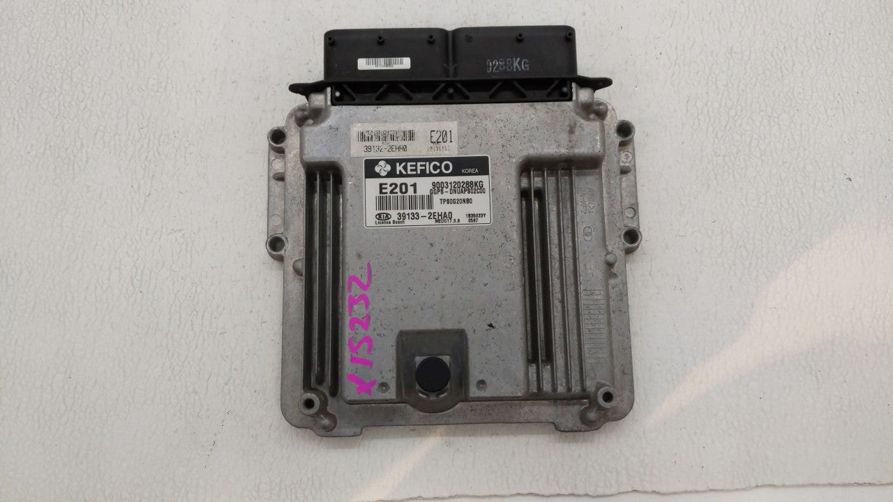 2014 Kia Soul PCM Engine Control Computer ECU ECM PCU OEM P/N:39133-2EHA0 Fits OEM Used Auto Parts - Oemusedautoparts1.com