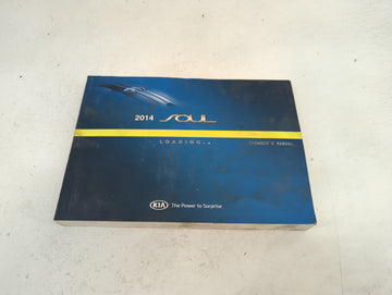 2014 Kia Soul Owners Manual Book Guide P/N:EB2O-EU38A OEM Used Auto Parts - Oemusedautoparts1.com