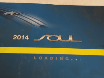 2014 Kia Soul Owners Manual Book Guide P/N:EB2O-EU38A OEM Used Auto Parts